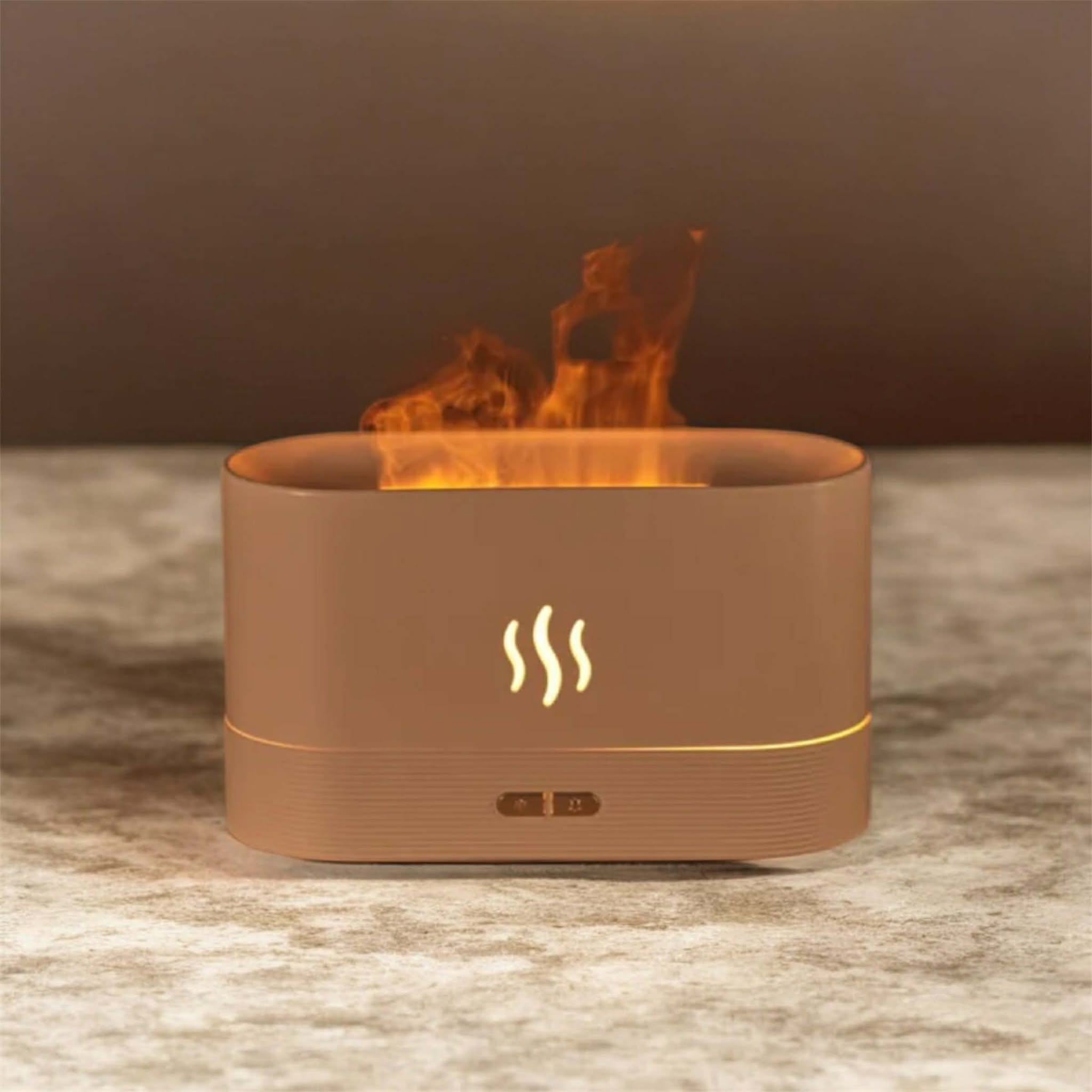 Flame Humidifier LED Night Light – Fire Effect Aroma Diffuser & Cool Mist Humidifier