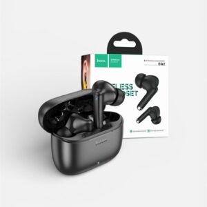 Buy Hoco EQ2 TWS Wireless Earphones Bluetooth 5.3 with super bass, touch control & built-in mic. Best price & fast delivery in Bangladesh.