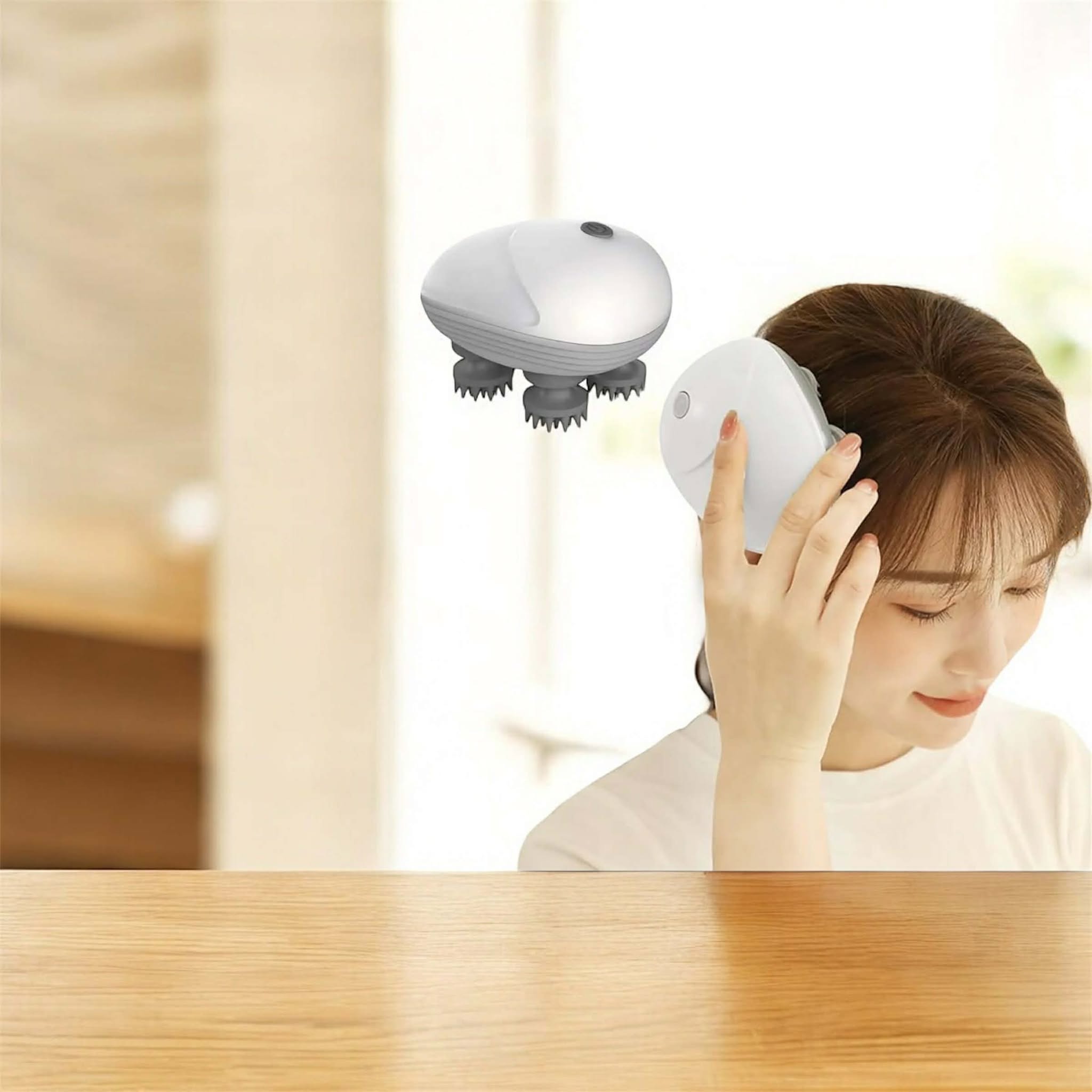 Electric Scalp Massager with 96 Kneading Nodes – Portable Handheld Head Massager for Stress Relief, Relaxation & Pain Relief | Ideal Gift for Men & Women