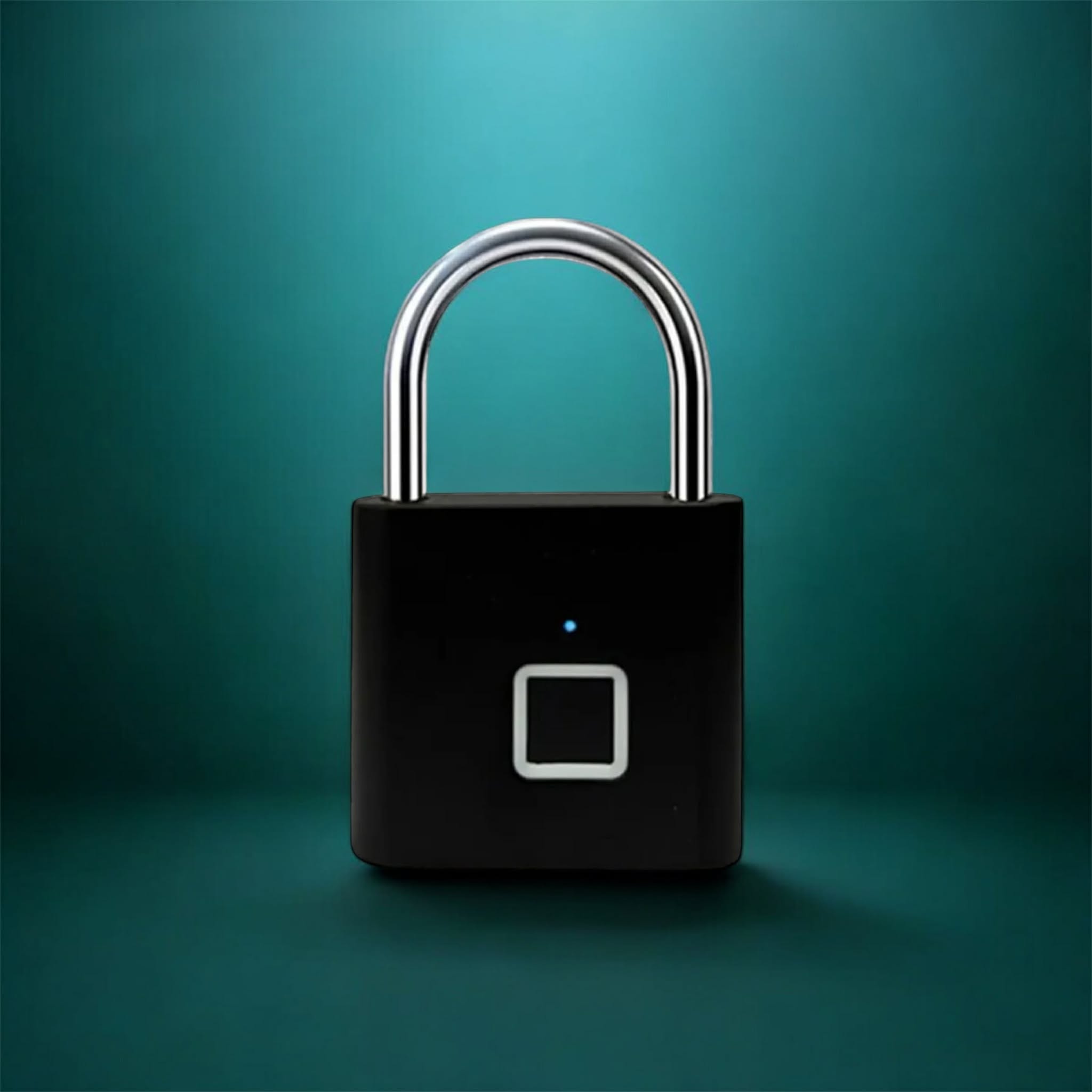 Fingerprint Padlock Portable Anti-Theft Lock – USB Rechargeable Smart Fingerprint Lock for Locker, Suitcase & Backpack