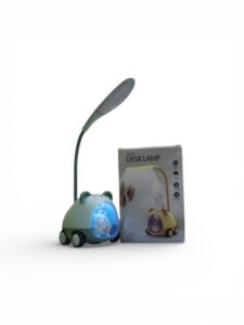 Small Night Light Eye Protection Cartoon Desk Lamp – USB Rechargeable Reading & Study Lamp for Student Bedside