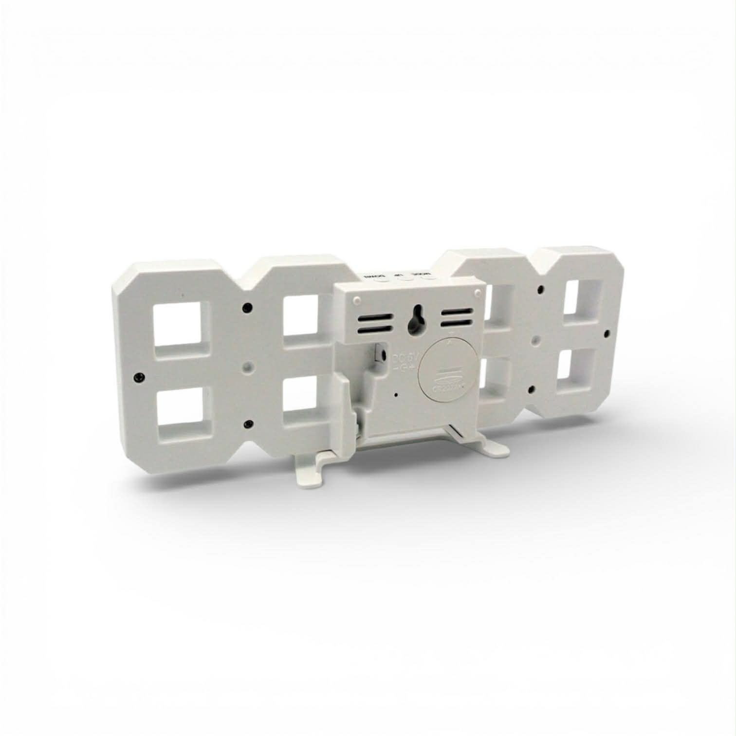 3D LED Digital Clock – Blue LED Glowing Wall & Table Clock with Alarm